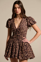 WILD THING PRINTED MINI DRESS