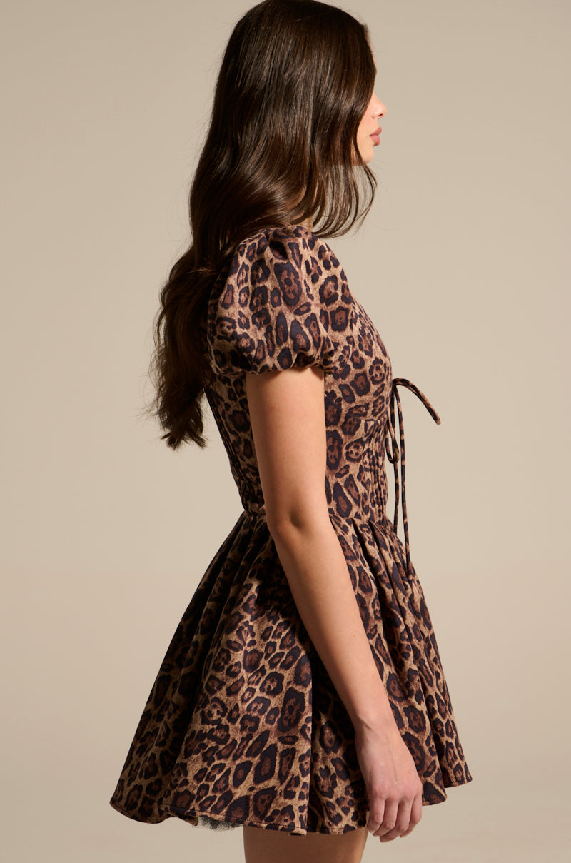 WILD THING PRINTED MINI DRESS