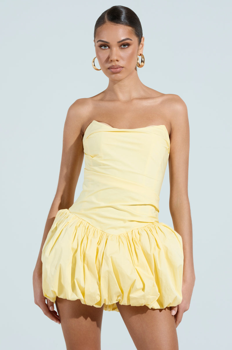 SPRING IS IN THE AIR POPLIN MINI DRESS