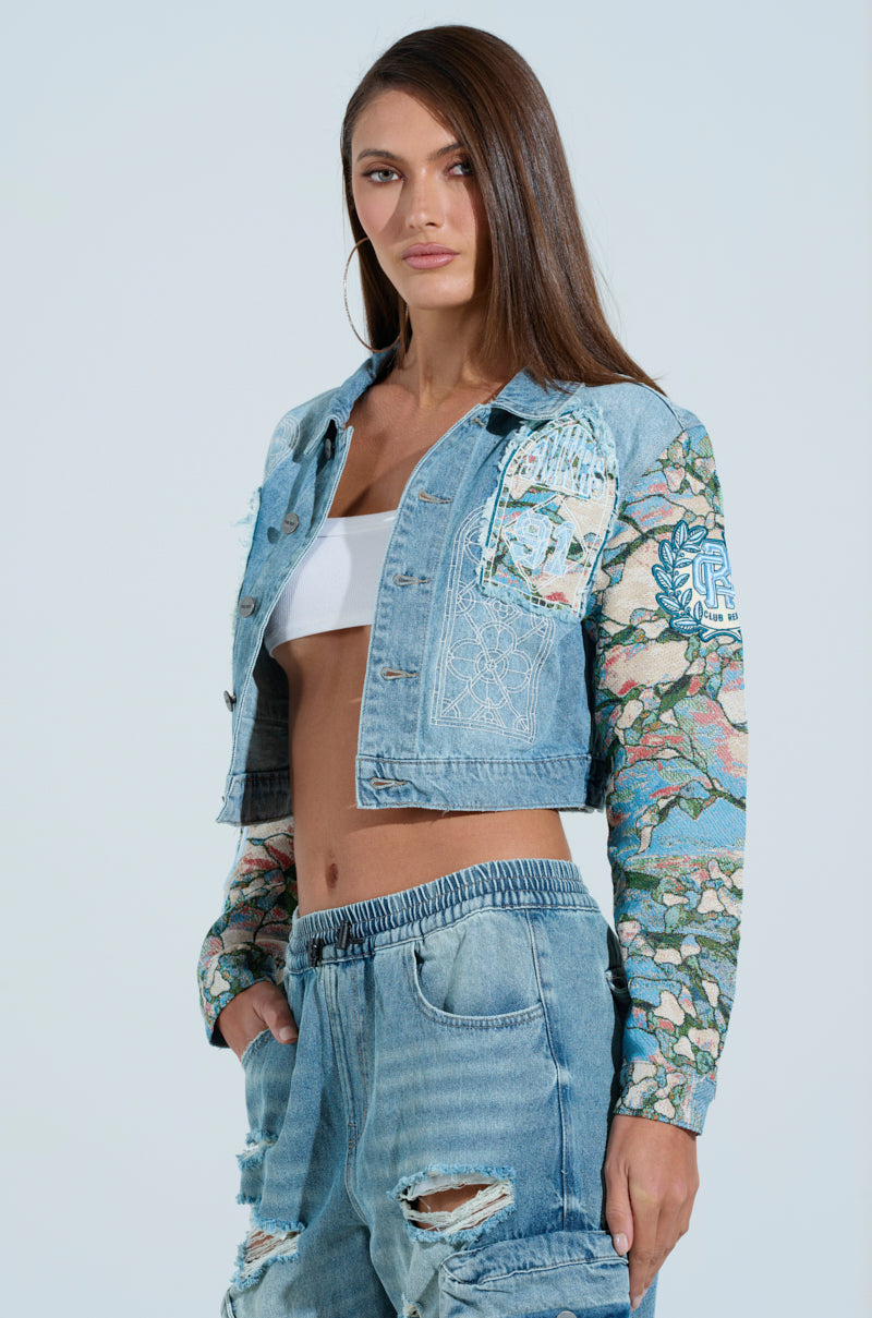 OUT OF THIS WORLD DENIM JACKET