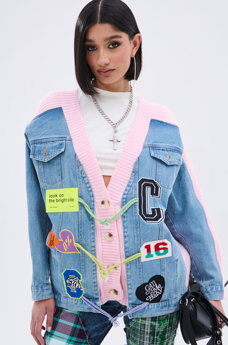 SURGICAL SPLICED CARDIGAN