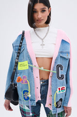 SURGICAL SPLICED CARDIGAN