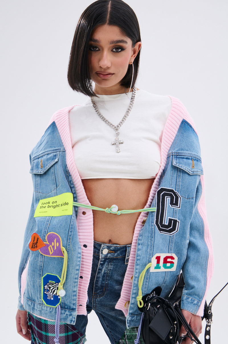 SURGICAL SPLICED CARDIGAN