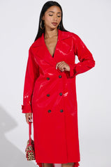 SPICY SWEET LIQUID VELVET TRENCH