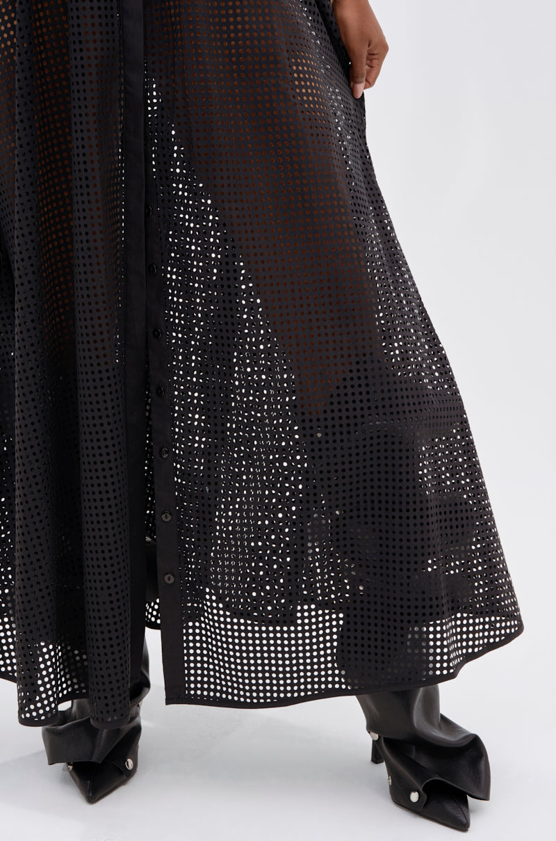 NICOLE BELTED MAXI SKIRT