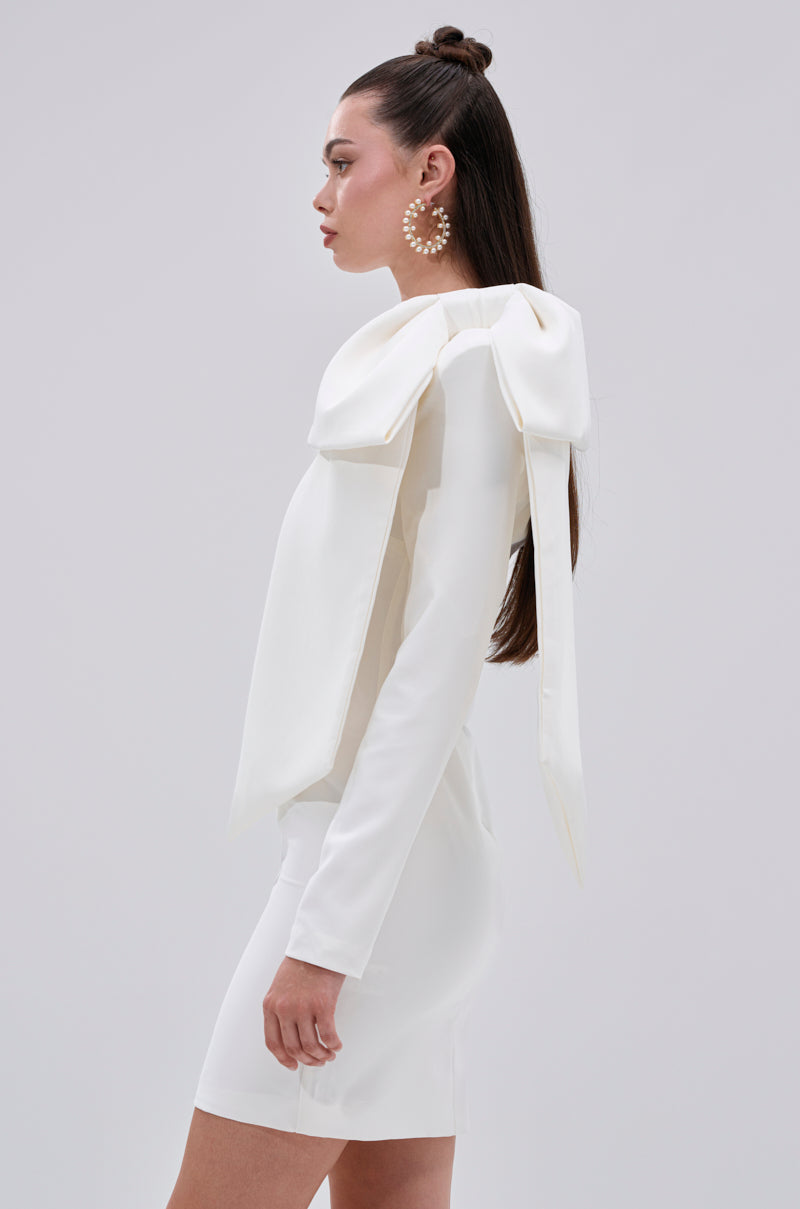 PUT A BOW ON IT MINI DRESS