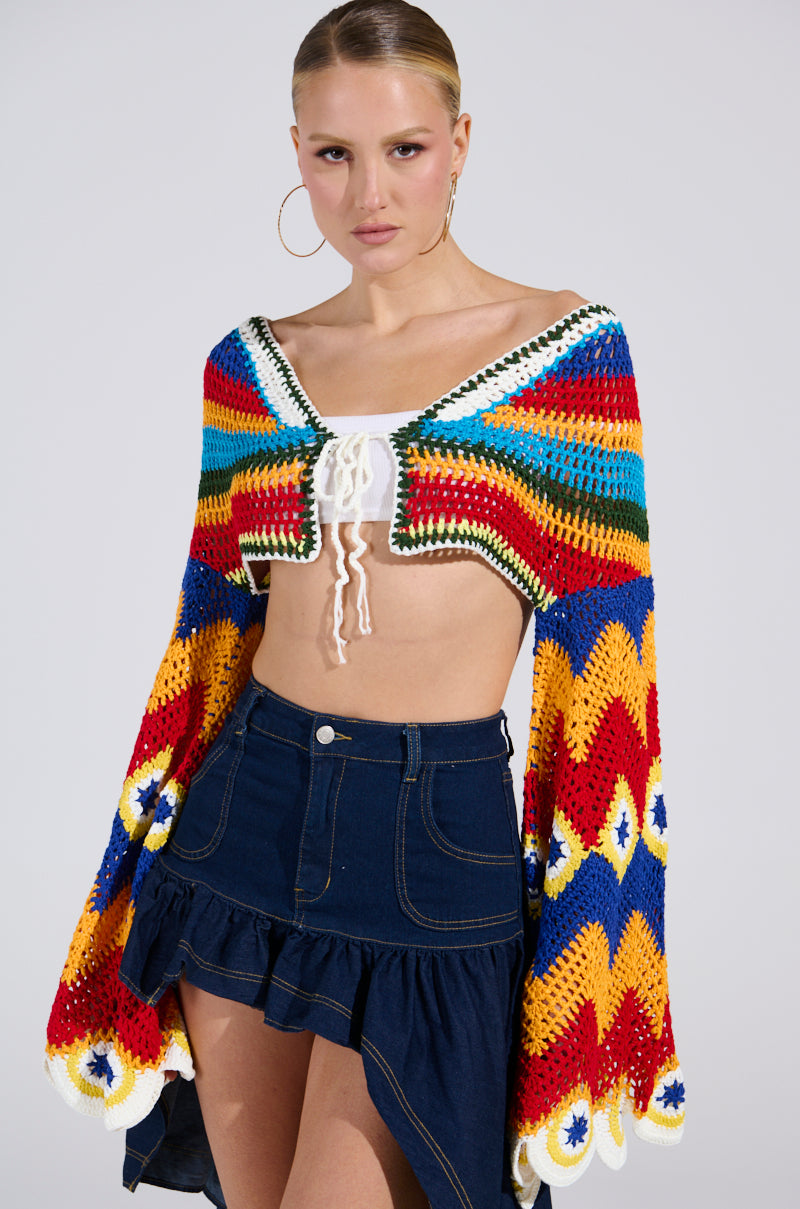 WARM DAYS CROCHET TOP
