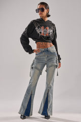 MOOD FOR THE NIGHT FLARE DENIM