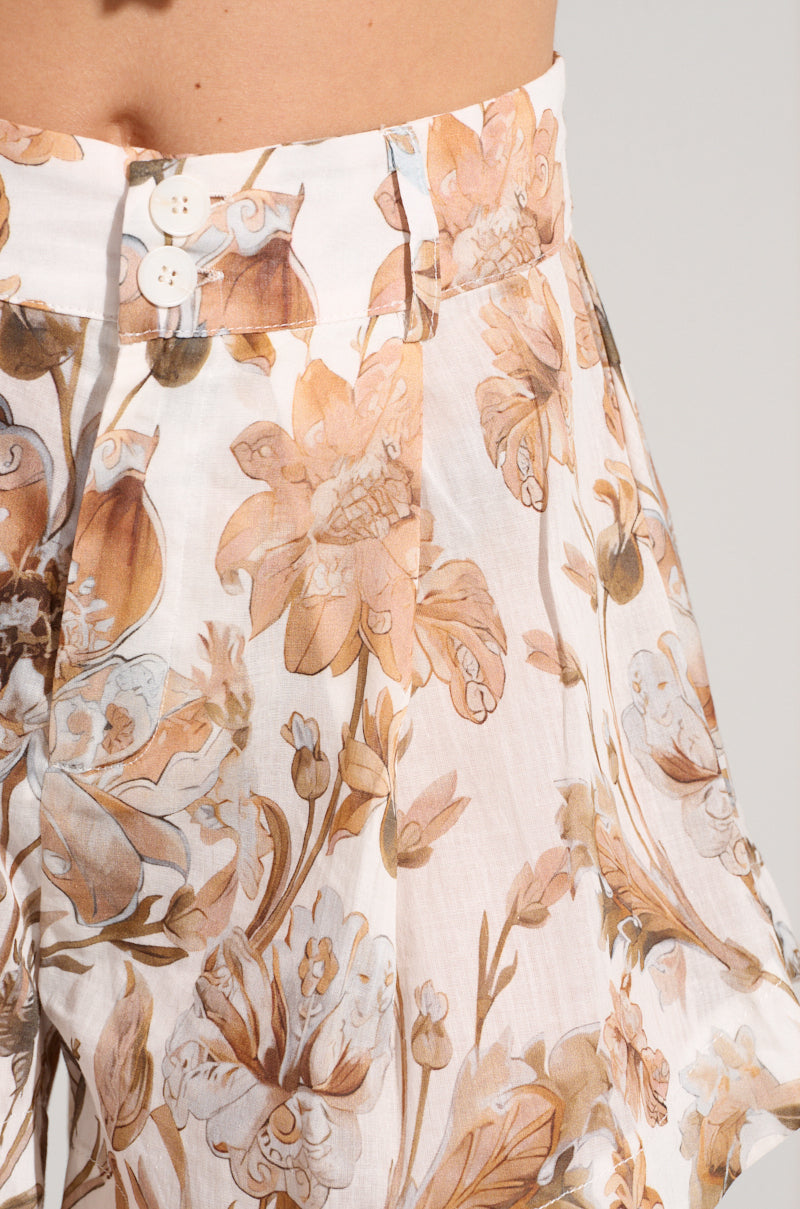 LUCID DREAMS FLORAL FLARE SHORT