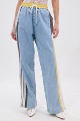 ALONE AGAIN DENIM TRACK PANT