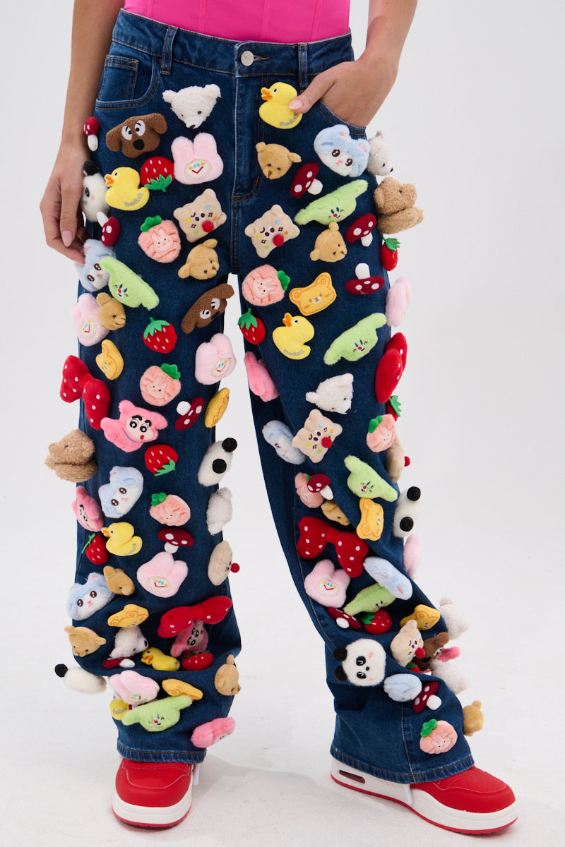 TEDDY BEAR DENIM PANT