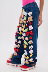 TEDDY BEAR DENIM PANT