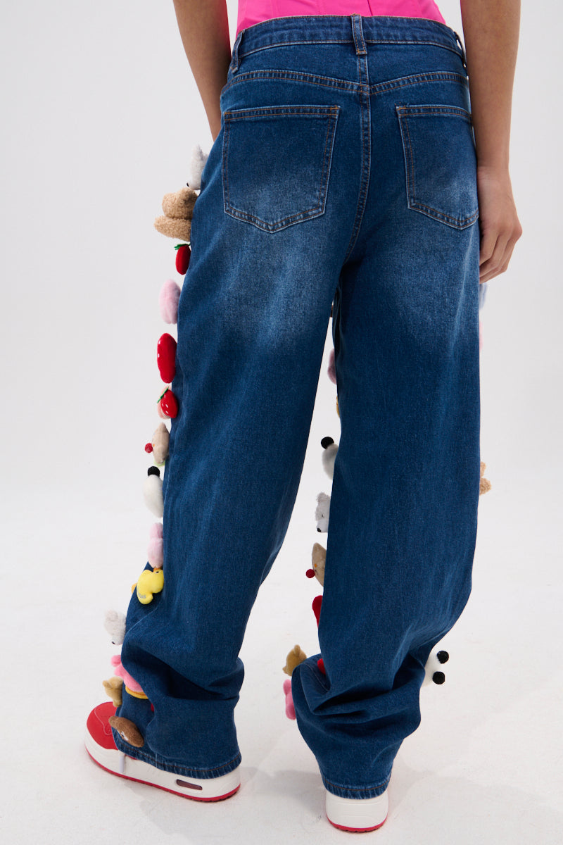 TEDDY BEAR DENIM PANT