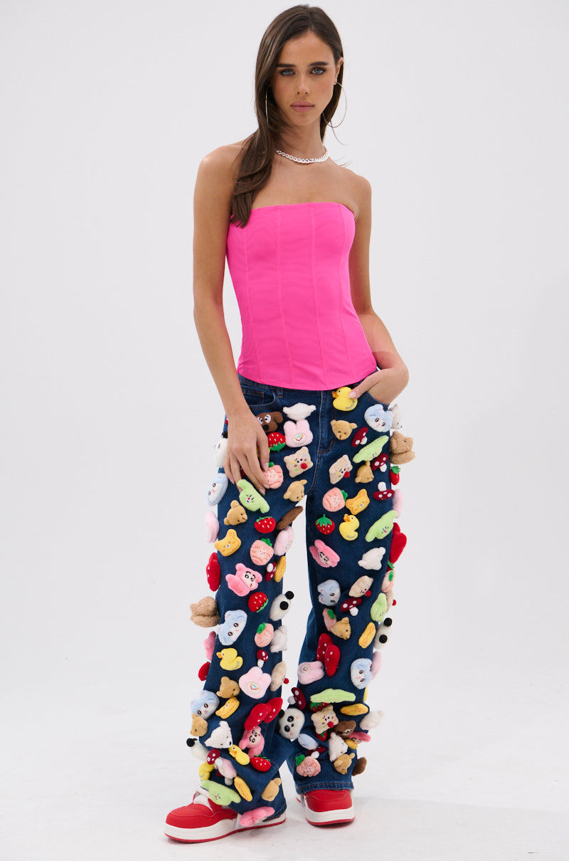 TEDDY BEAR DENIM PANT