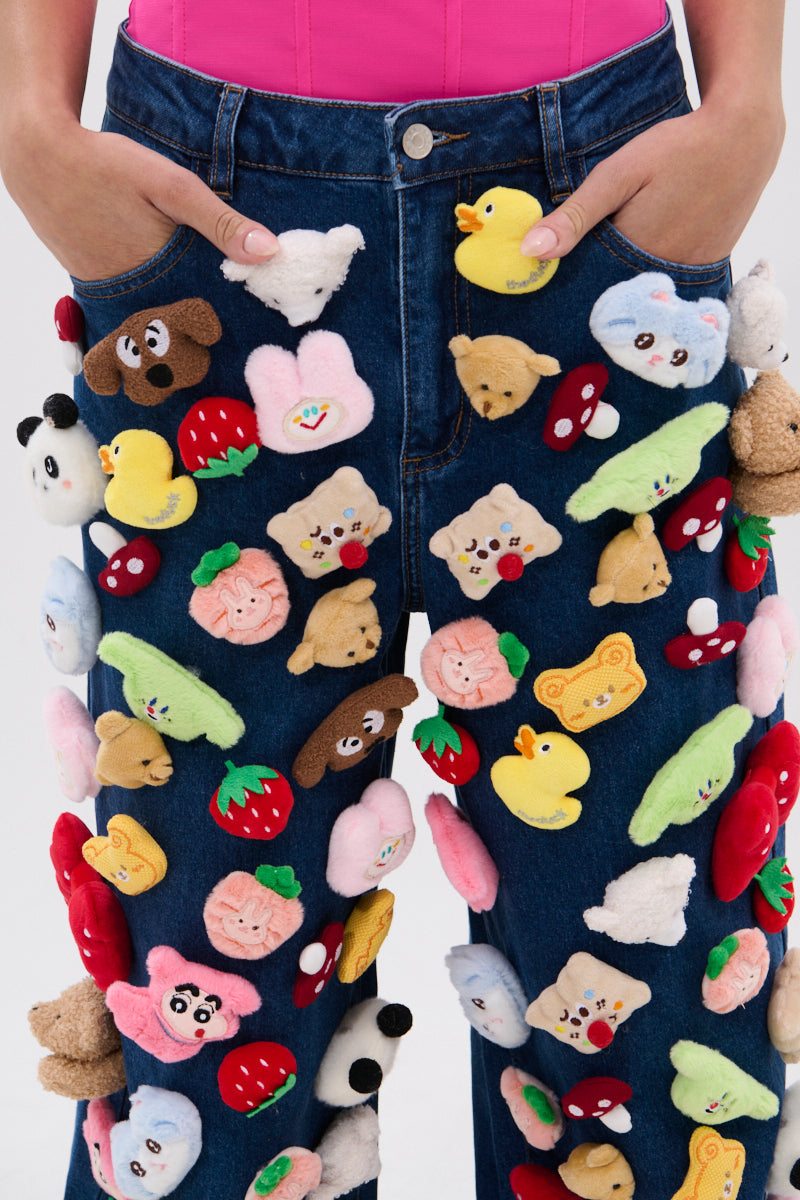 TEDDY BEAR DENIM PANT