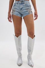 BUTTERFLY QUEEN DENIM SHORT
