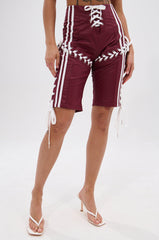 TIME OUT PU BERMUDA SHORT