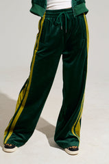 WONDER WHY VELVET WIDE LEG JOGGER