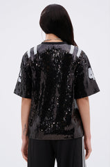 GUESS THE NUMBER SEQUIN JERSEY