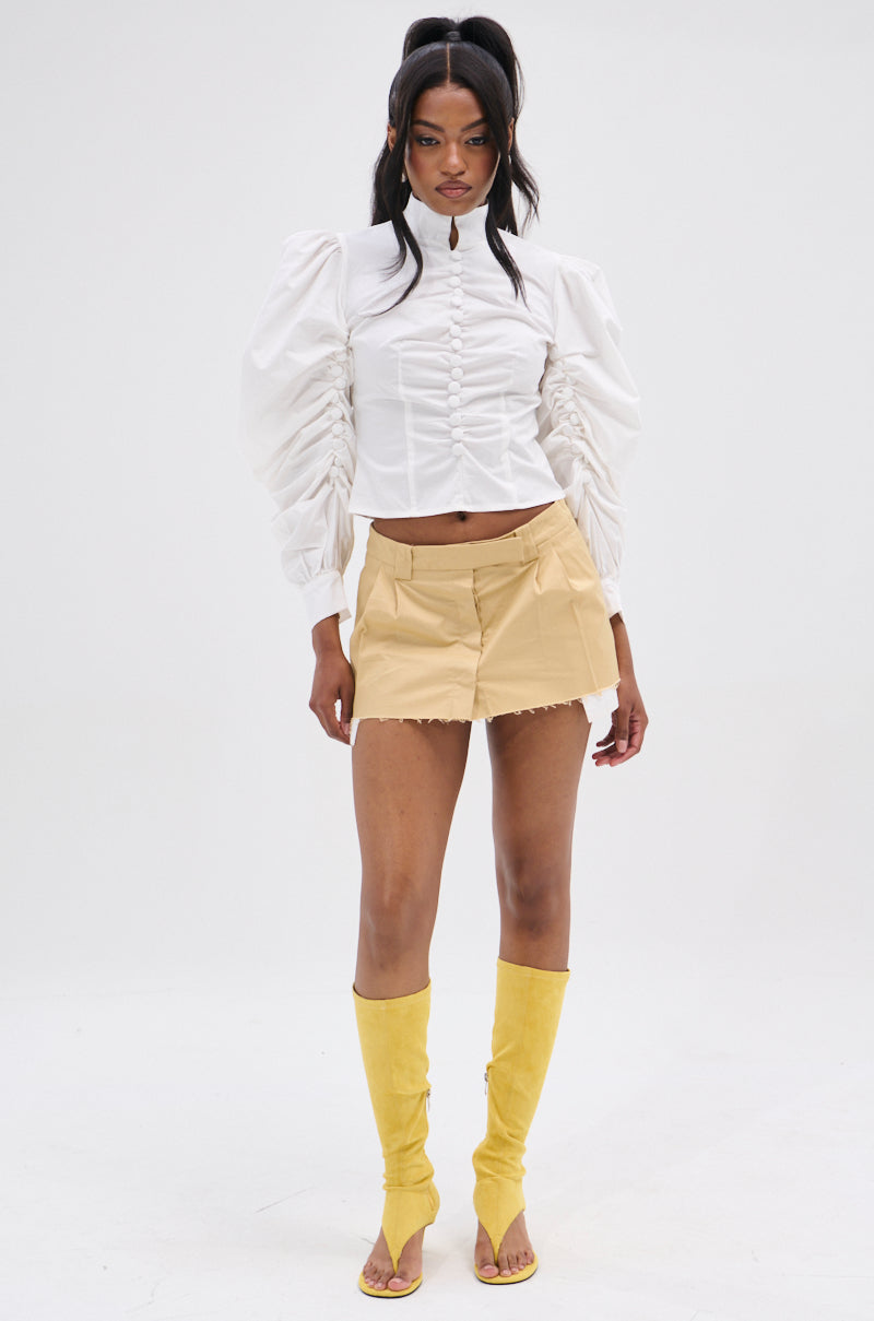 GIVE ME LOVE WHITE BLOUSE