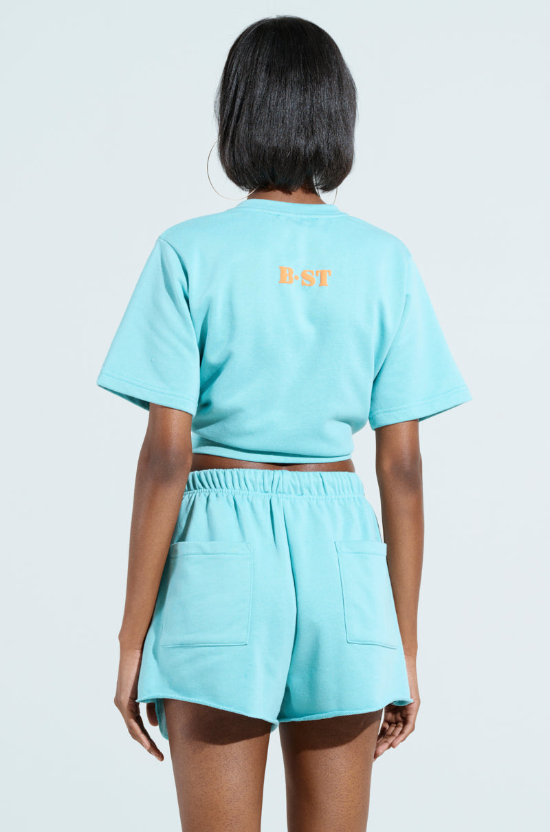 FRESH AIR TIE FRONT TOP