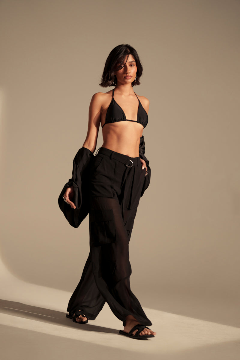 FAME IS REAL SHEER TROUSER