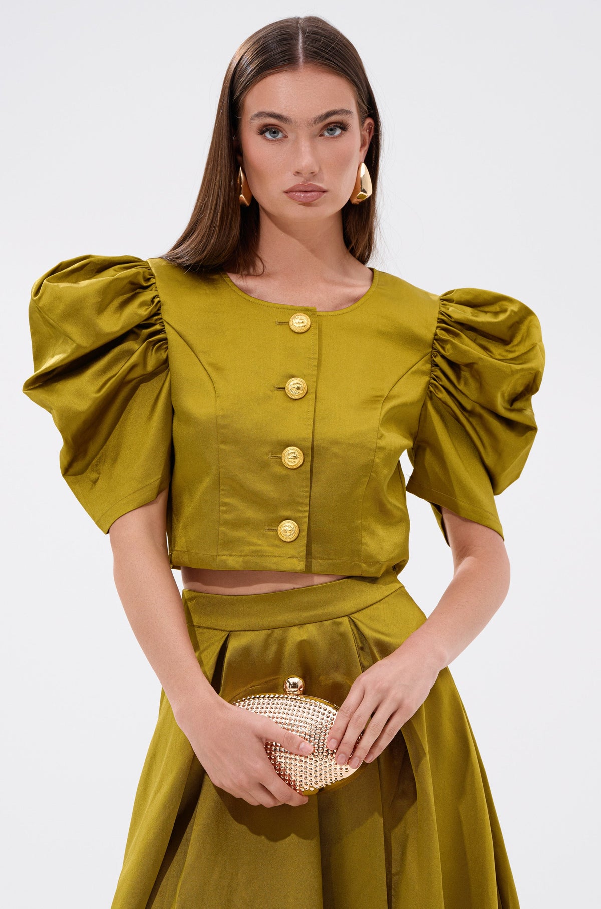 CHIC LADY BUTTON DOWN BLOUSE