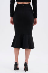 JESSIE BANDAGE MIDI SKIRT