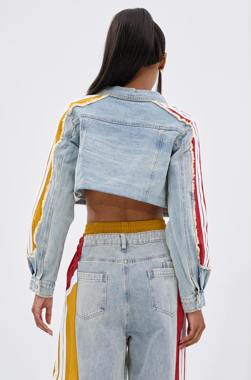 ALL AROUND THE WORLD AGAIN DENIM JACKET