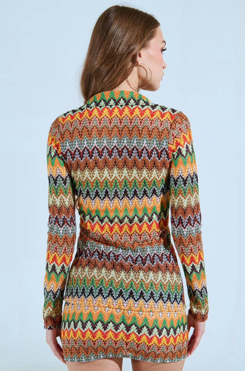 MIXED EMOTIONS BUTTON DOWN