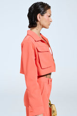 TAKE IT EASY CARGO BOMBER IN ORANGE