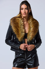 AUSSY FUR COLLAR MOTO