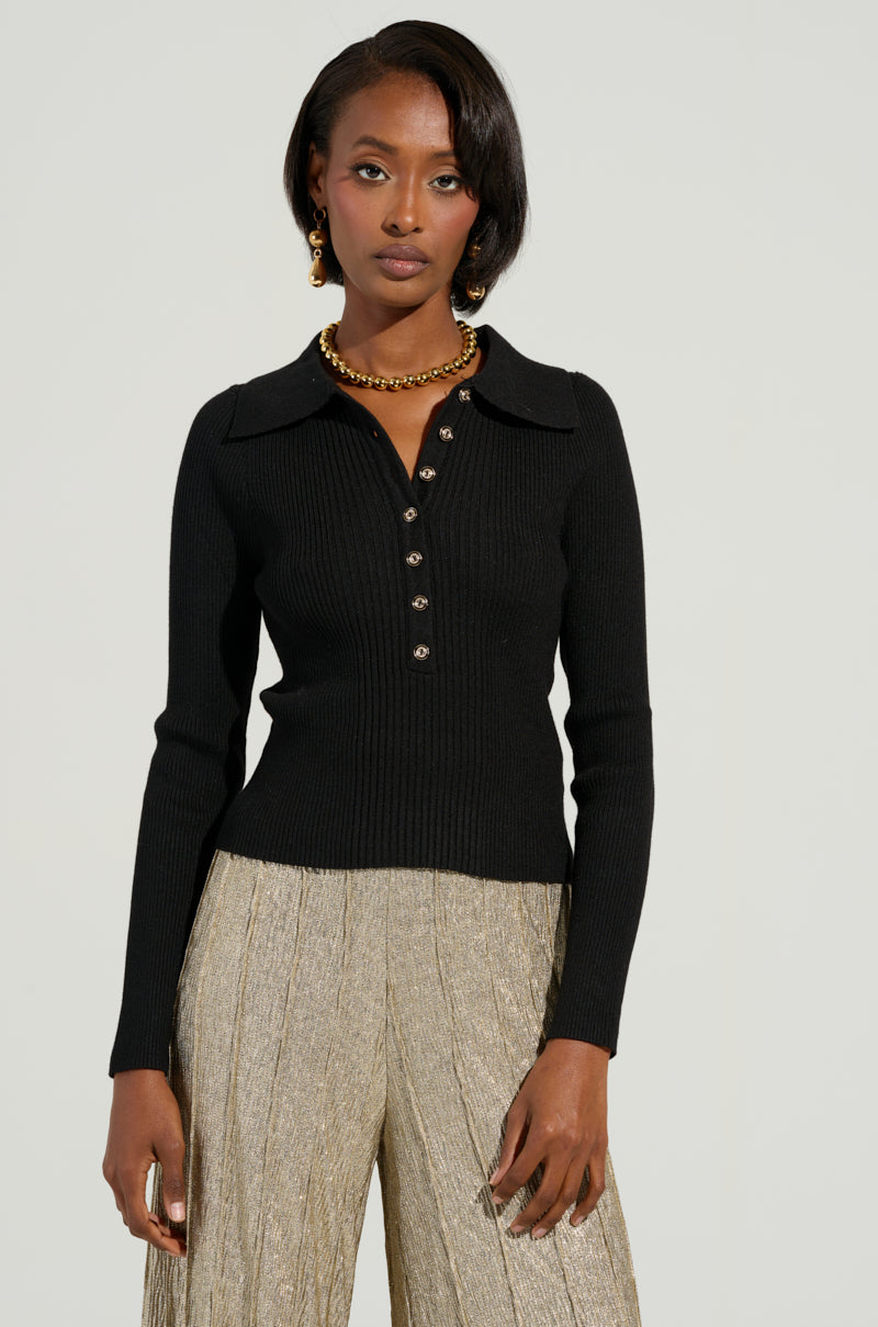 DONT MIND ME SWEATER IN BLACK