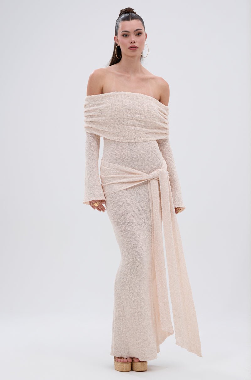 IN YOUR DREAMS KNIT MAXI DRESS