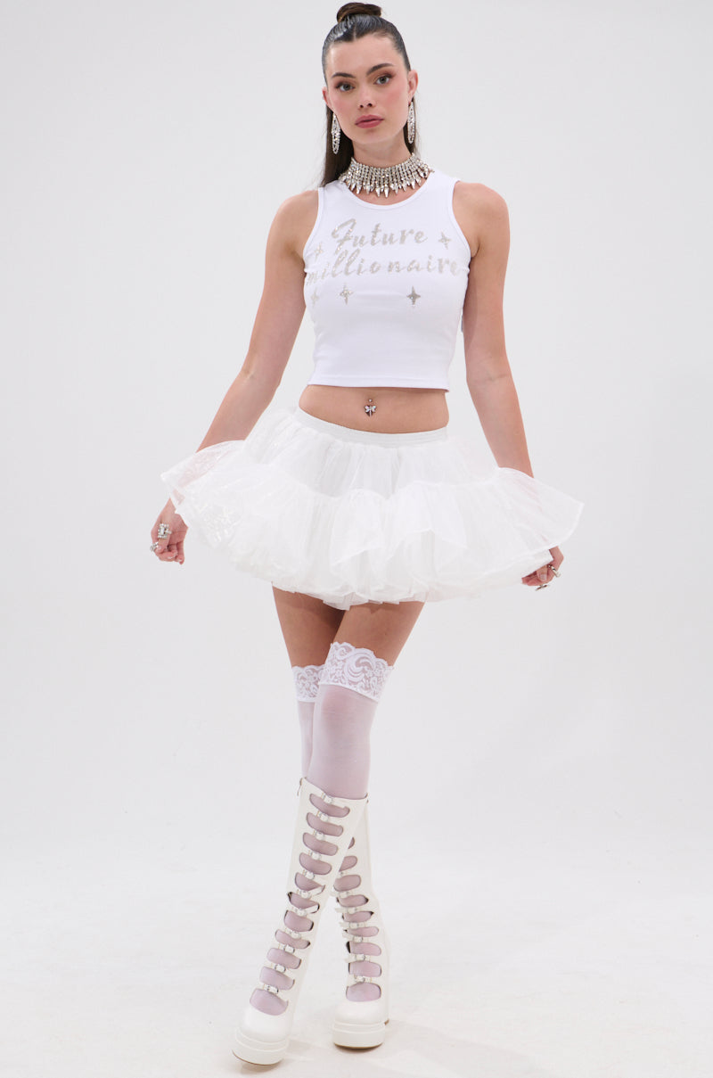 JENNY TULLE MINI SKIRT