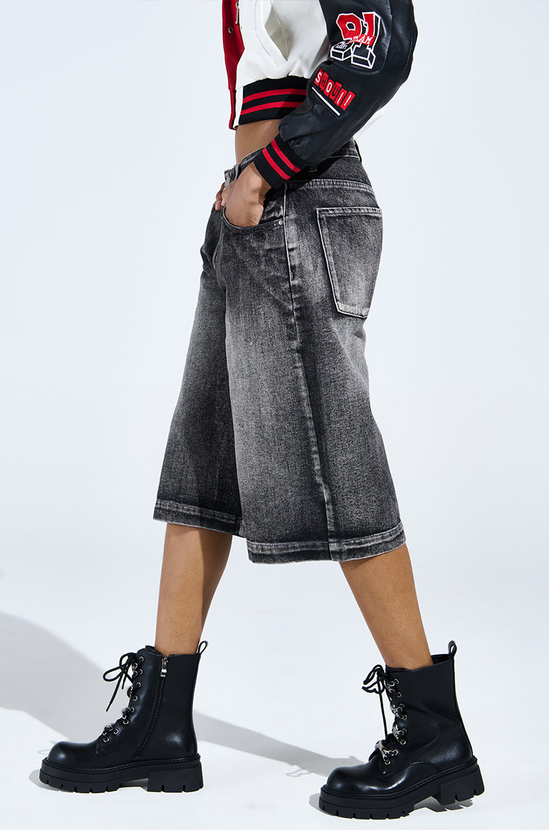 AZALEA WANG BROOKS BLACK COMBAT BOOTIE