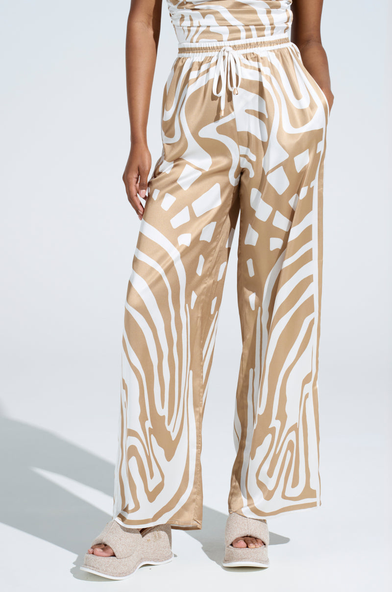 LOTS OF LOVE SATIN PALAZZO PANT