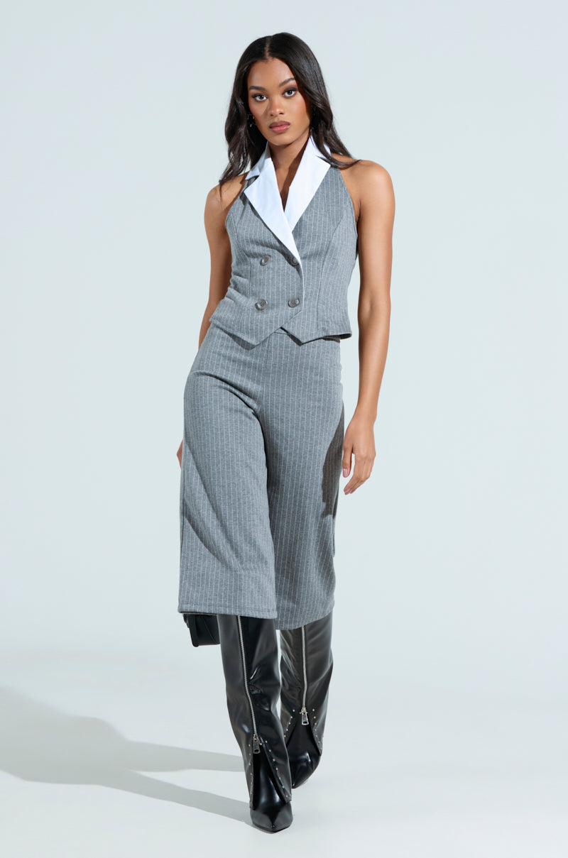 LANA PINSTRIPE VEST