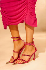 AZALEA WANG CELESIA FUCHSIA STILETTO SANDAL