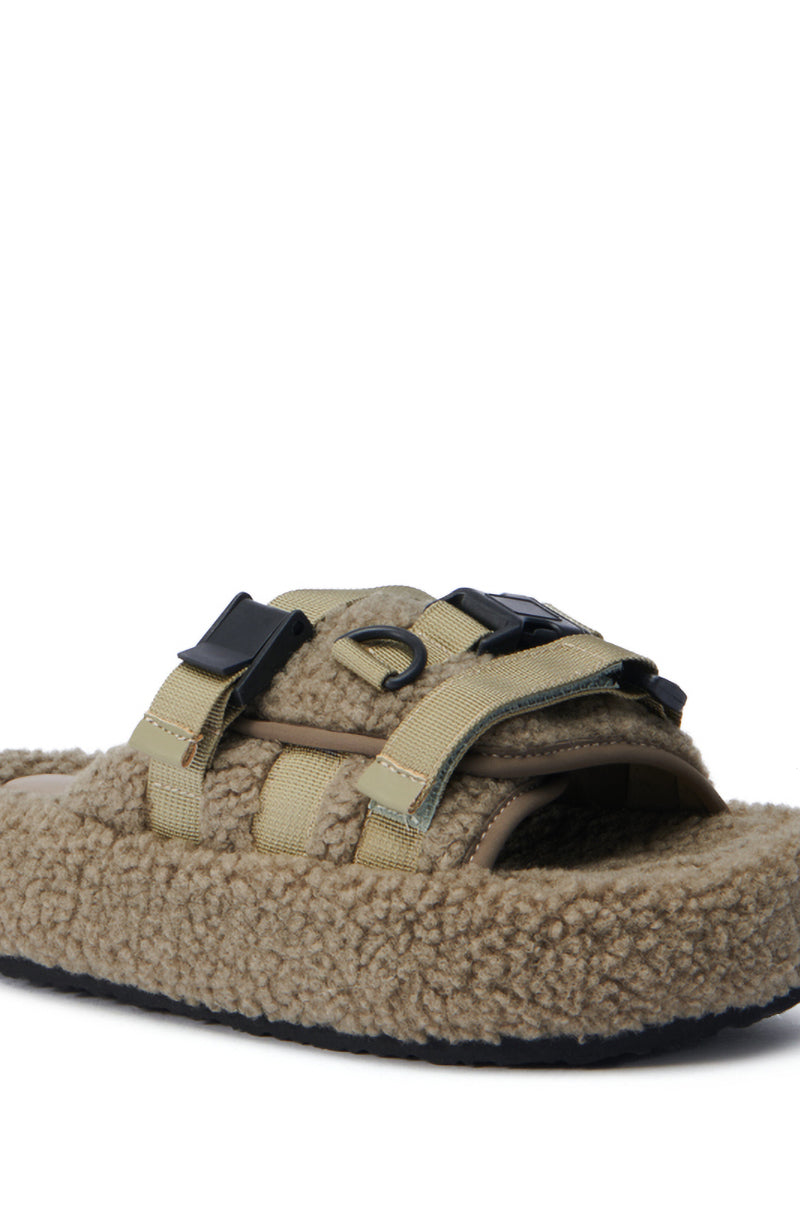 AZALEA WANG CLEVER TAN SANDAL