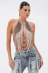 SHAKE IT FOR ME BABY BEADED BLOUSE