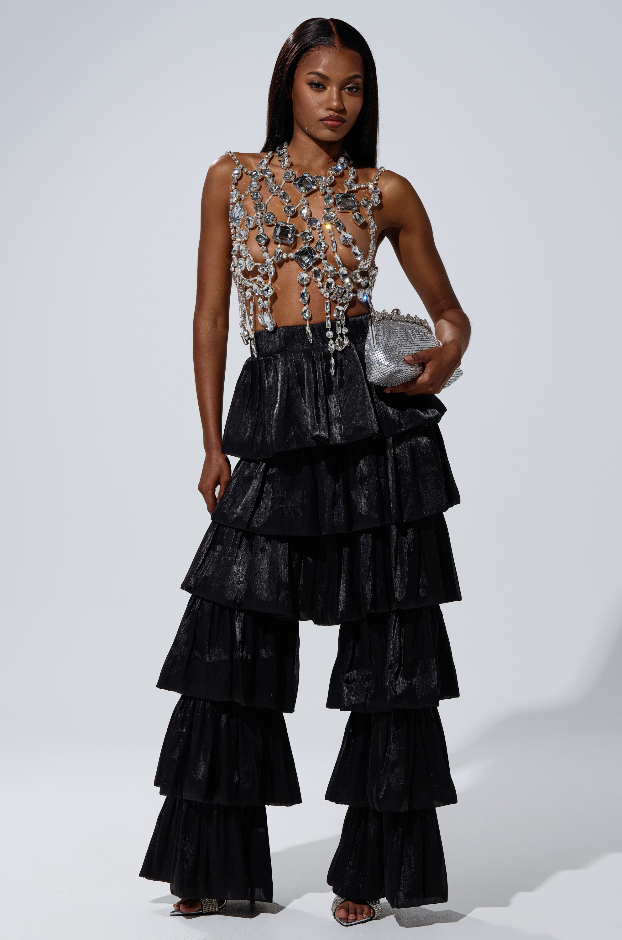 GOTTA LET IT GO RHINESTONE BRALETTE