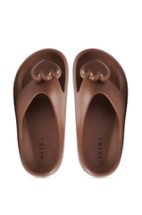 AKIRA COMPASSION BROWN SANDAL