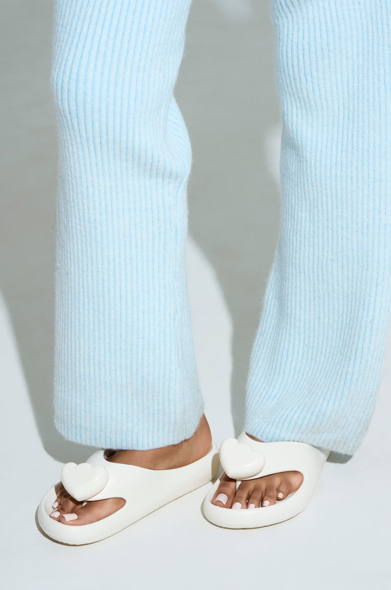 AKIRA COMPASSION WHITE SANDAL