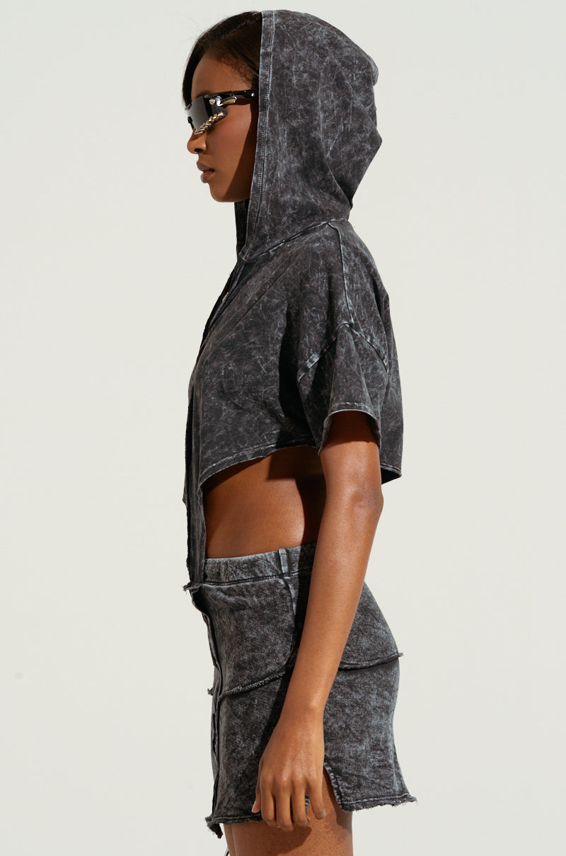 TOO GOOD TO BE TRUE ZIPPED CUTOUT DRESS