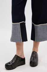 AZALEA WANG DARWIN CLOG IN BLACK SNAKE