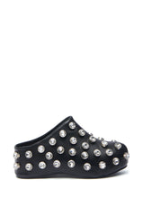 AZALEA WANG DARWIN STONE RHINESTONE EMBELLISHED CLOG