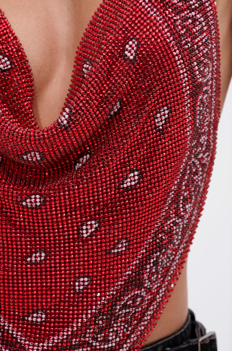 FOREVER AND EVER COWL NECK BLOUSE