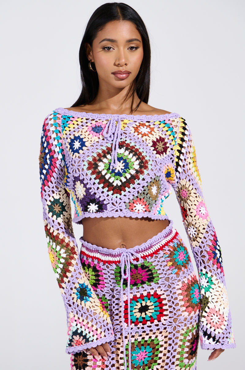 SHINE ON YOU CROCHET TOP