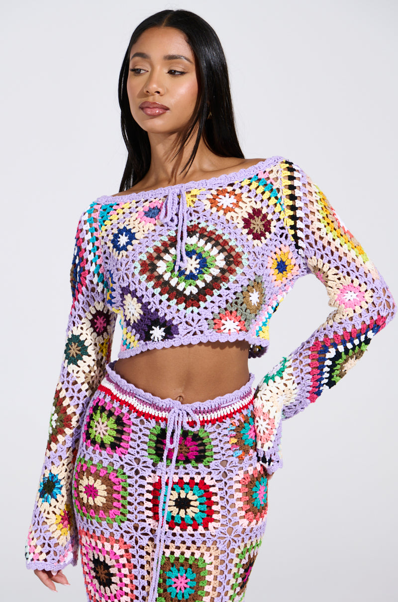 SHINE ON YOU CROCHET TOP